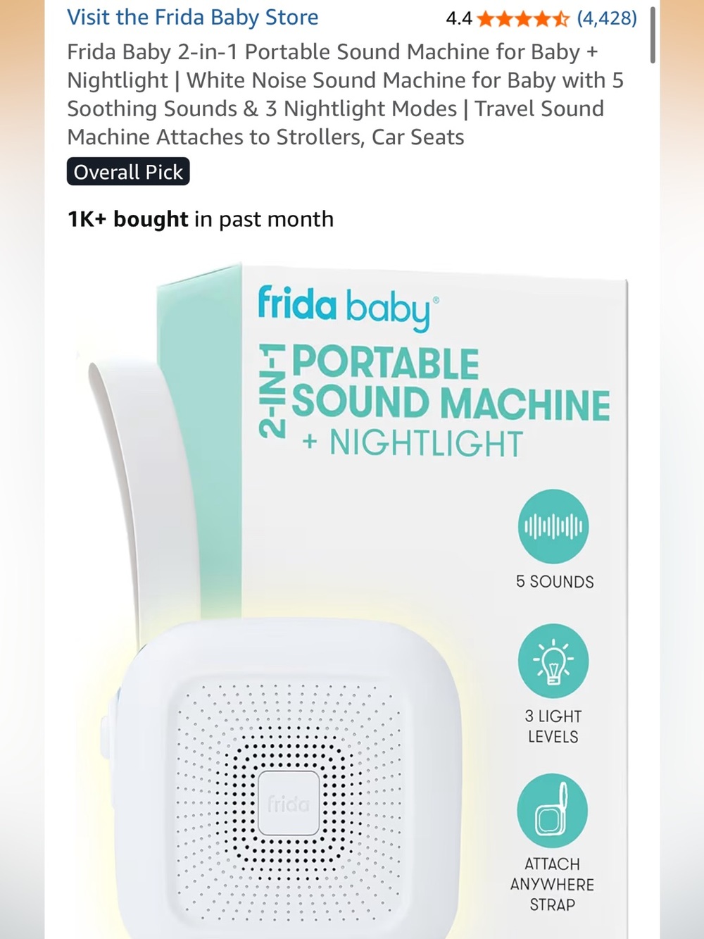 Frida Portable Sound Machine - Picture 6 of 7